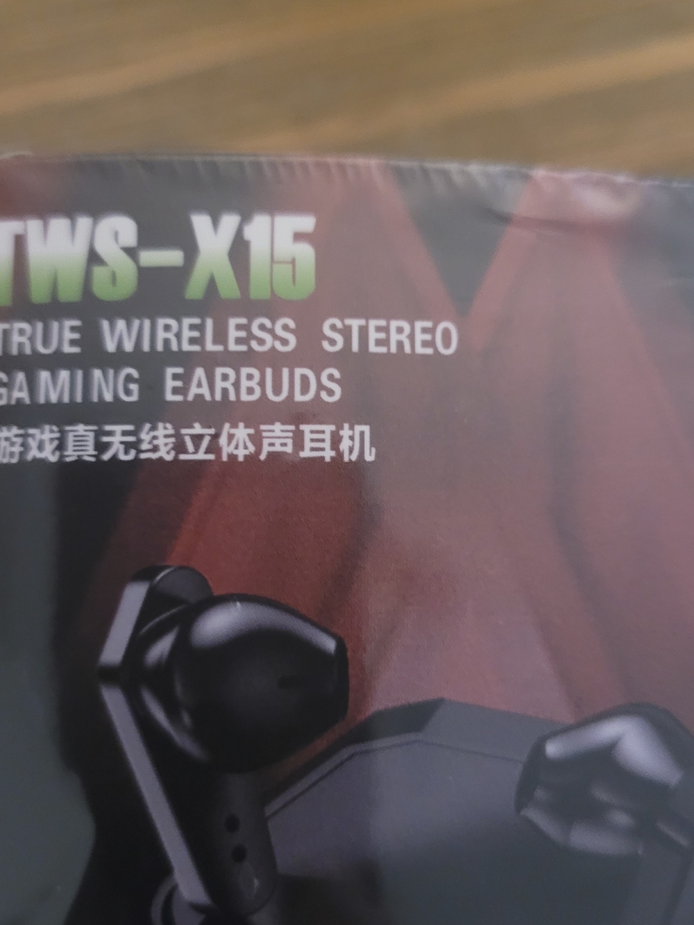 TWS-X15 True Wireless Stereo Gaming Earbuds - Black
